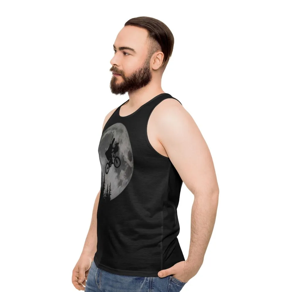 Across The Moon With The Child Unisex Tank Top