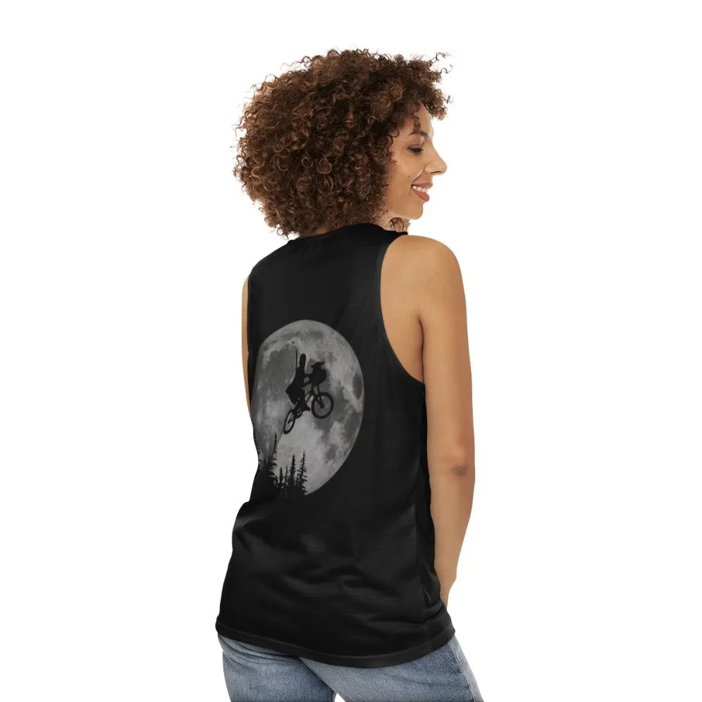 Across The Moon With The Child Unisex Tank Top