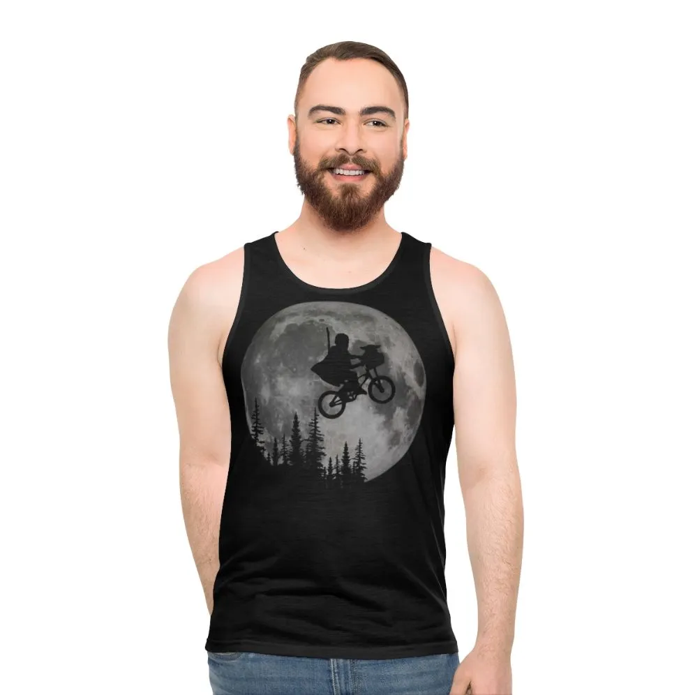 Across The Moon With The Child Unisex Tank Top