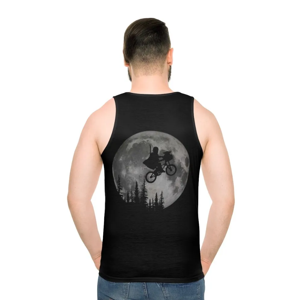 Across The Moon With The Child Unisex Tank Top