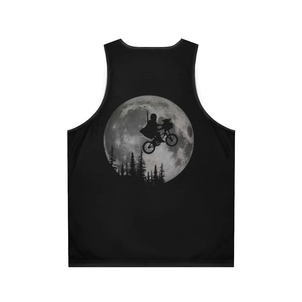 Across The Moon With The Child Unisex Tank Top