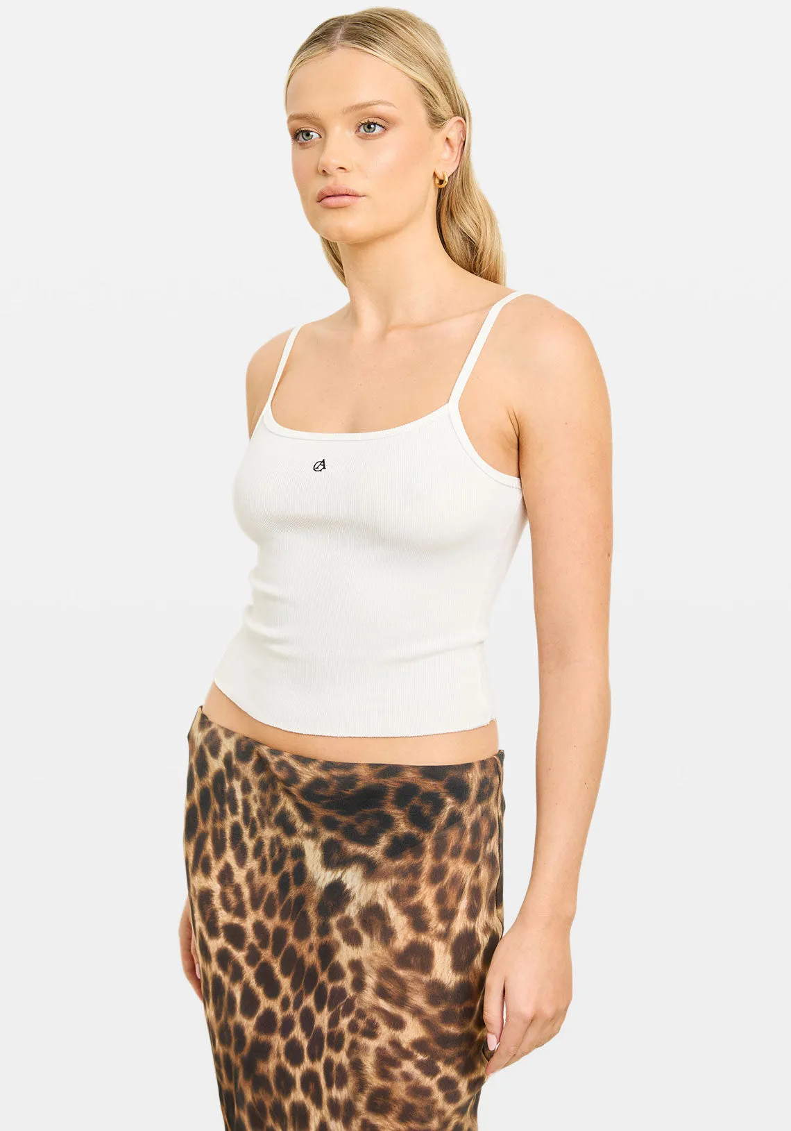 AISHA BIAS MIDI SKIRT LEOPARD