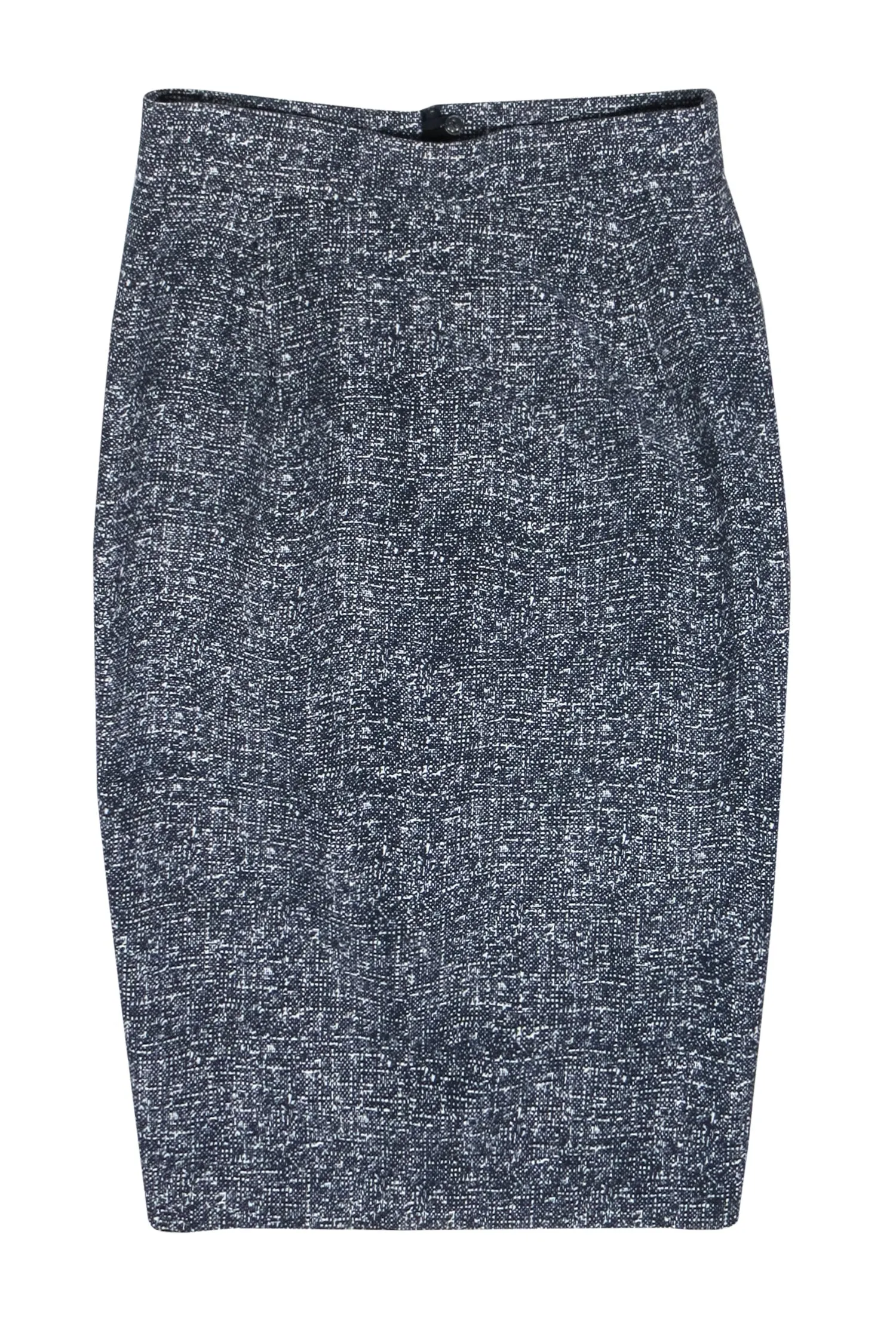 Akris Punto - Navy & White Speckled Pencil Skirt Sz 6