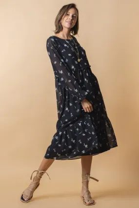 Alexa Flowy Midi Dress