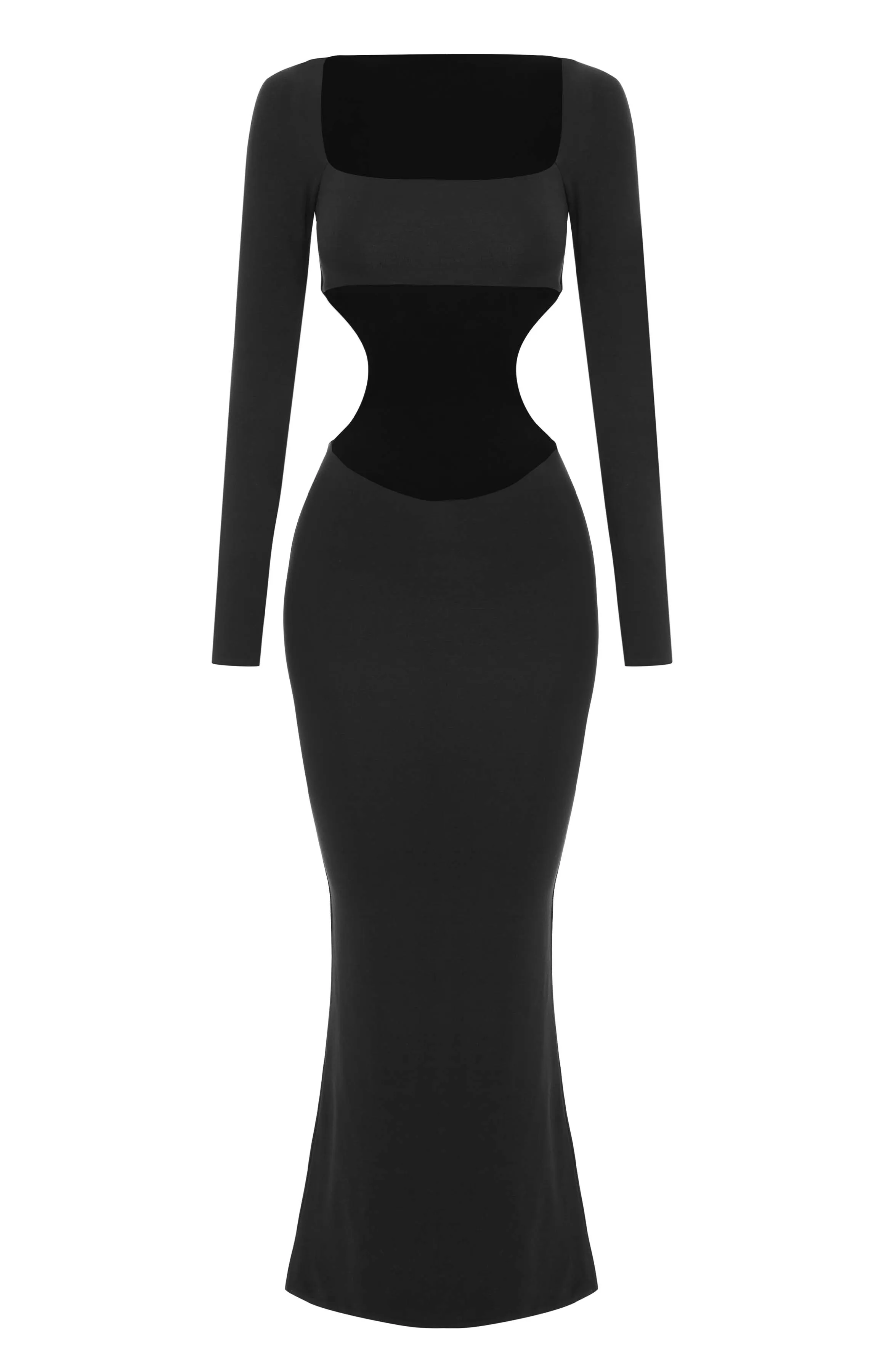 Amari Maxi Graceful Dress - Black