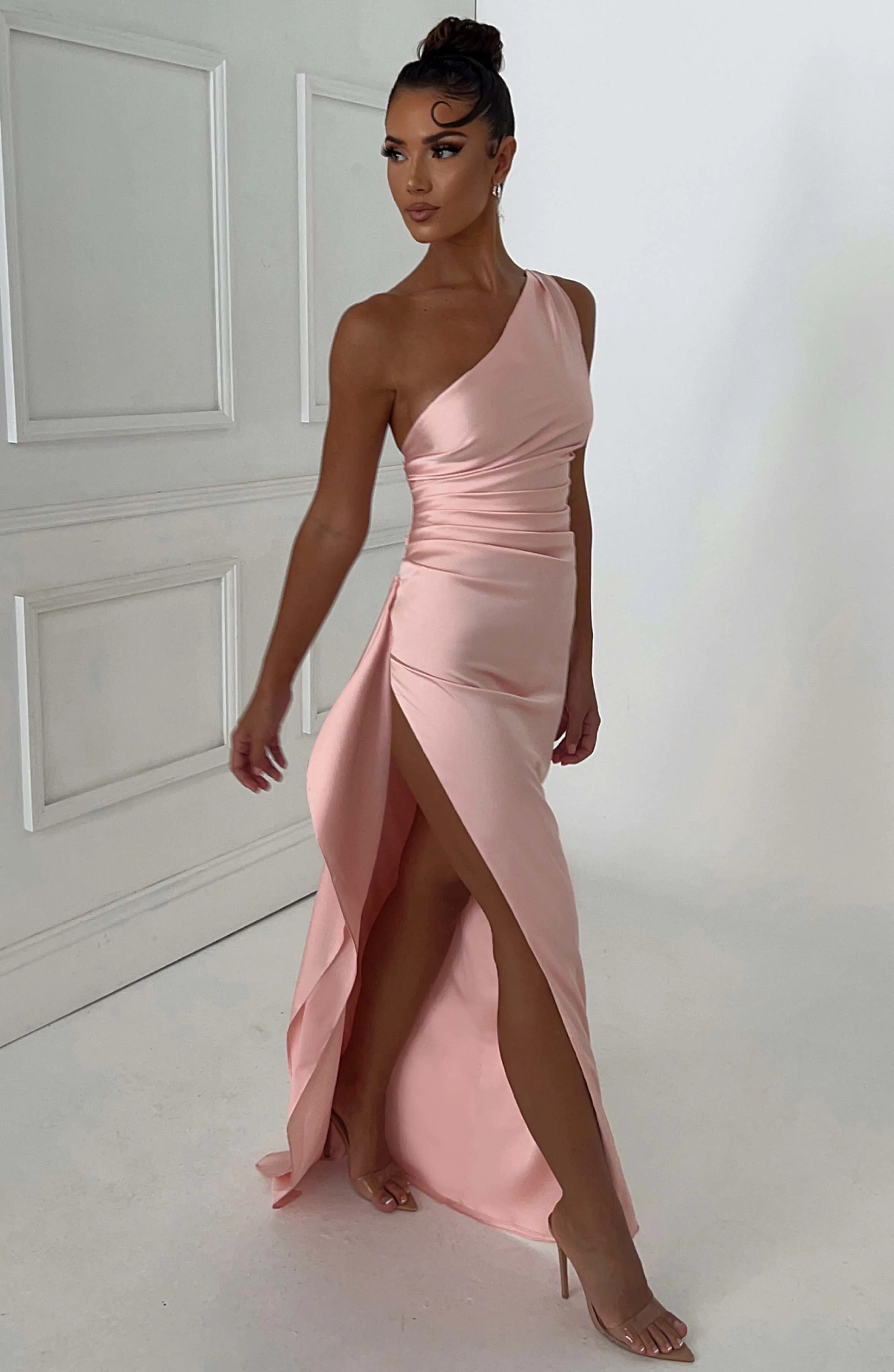 Ariel Maxi Graceful Dress - Blush