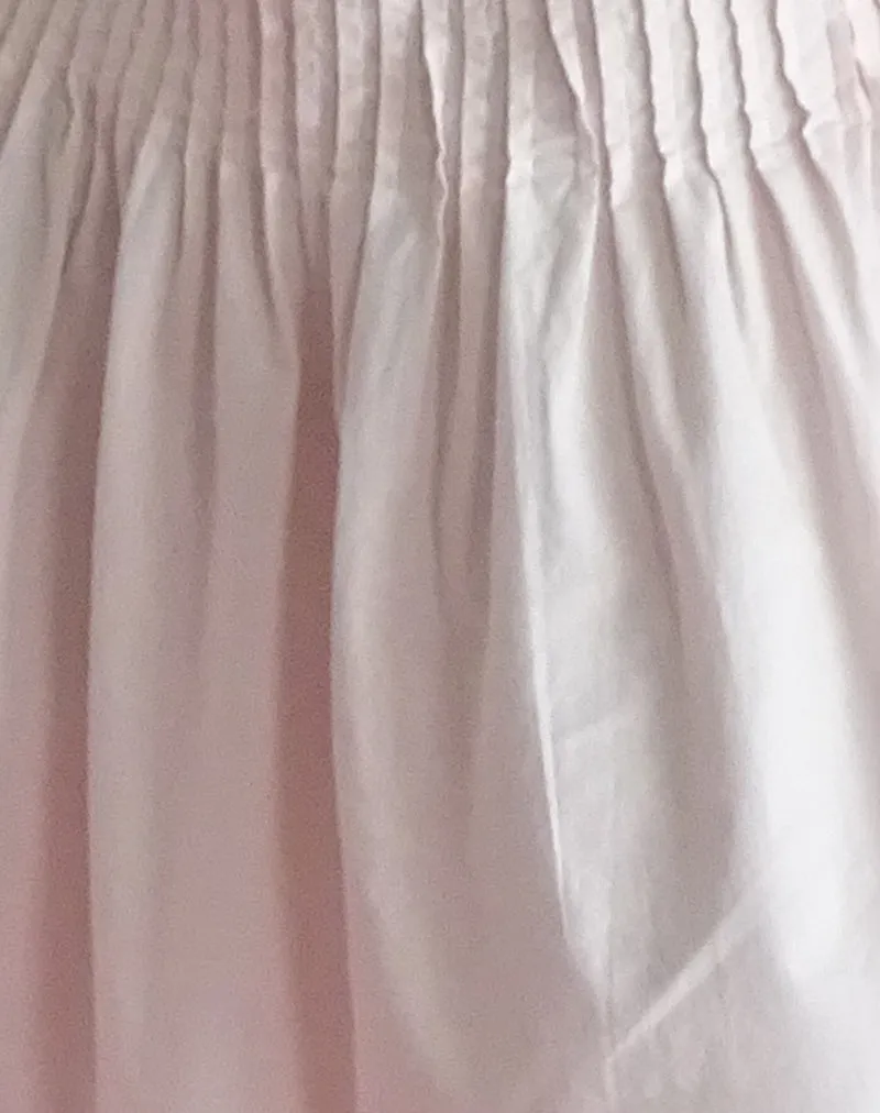 Asada Midi Skirt in Light Pink