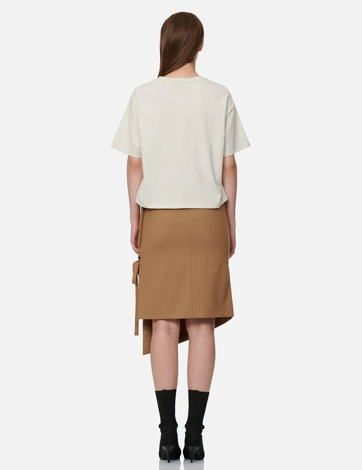 Asymmetric Wrap Skirt