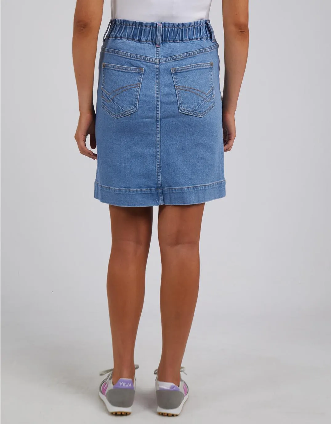 Atlas Denim Skirt - Blue