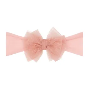 Baby Bling Pleated Tulle Tab Headband