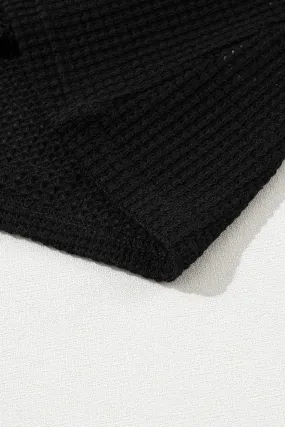 Black T-Shirt With Puff Sleeves