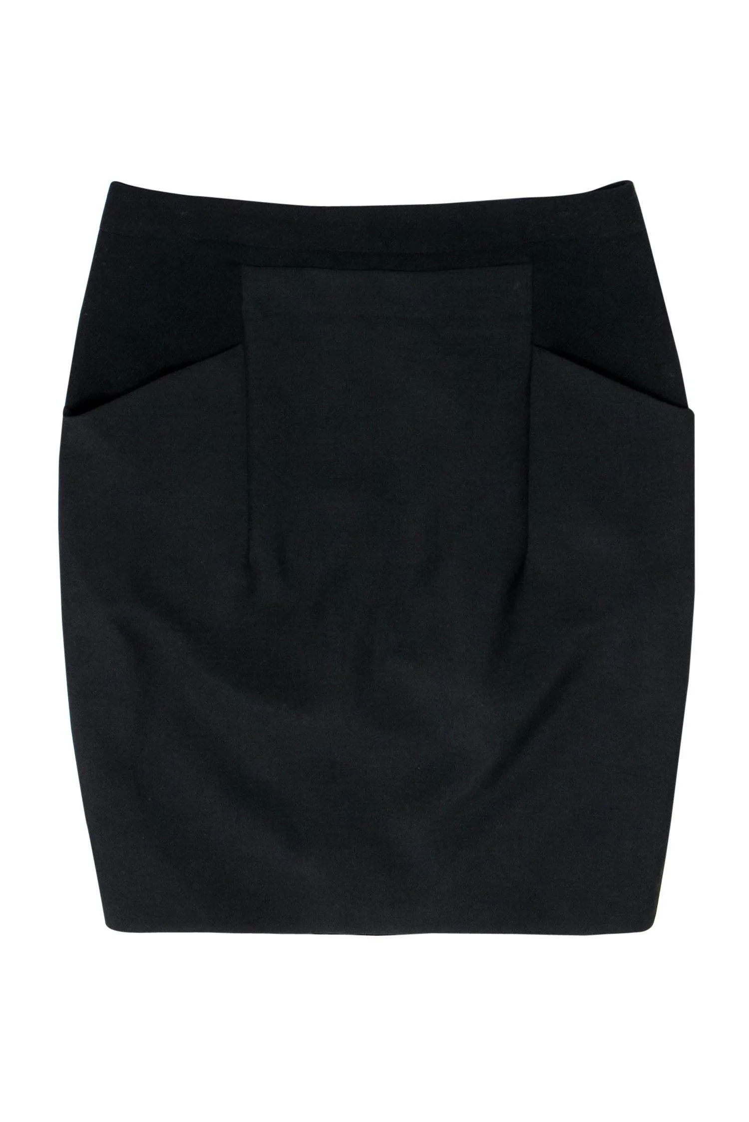 Chloe - Black Pencil Skirt w/ Pockets Sz 6