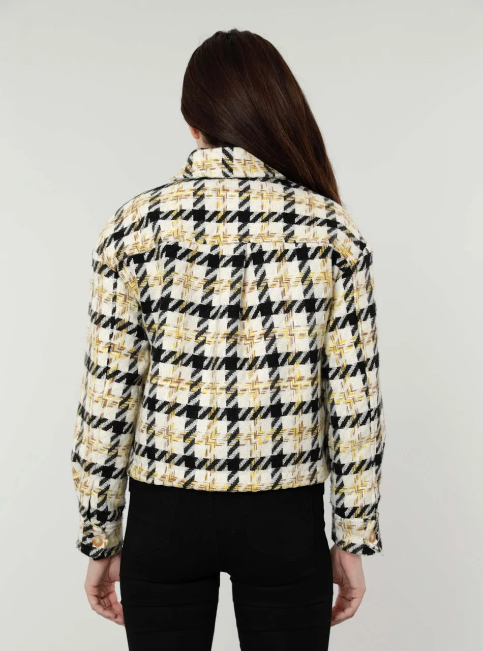 Cropped Tweed Jacket