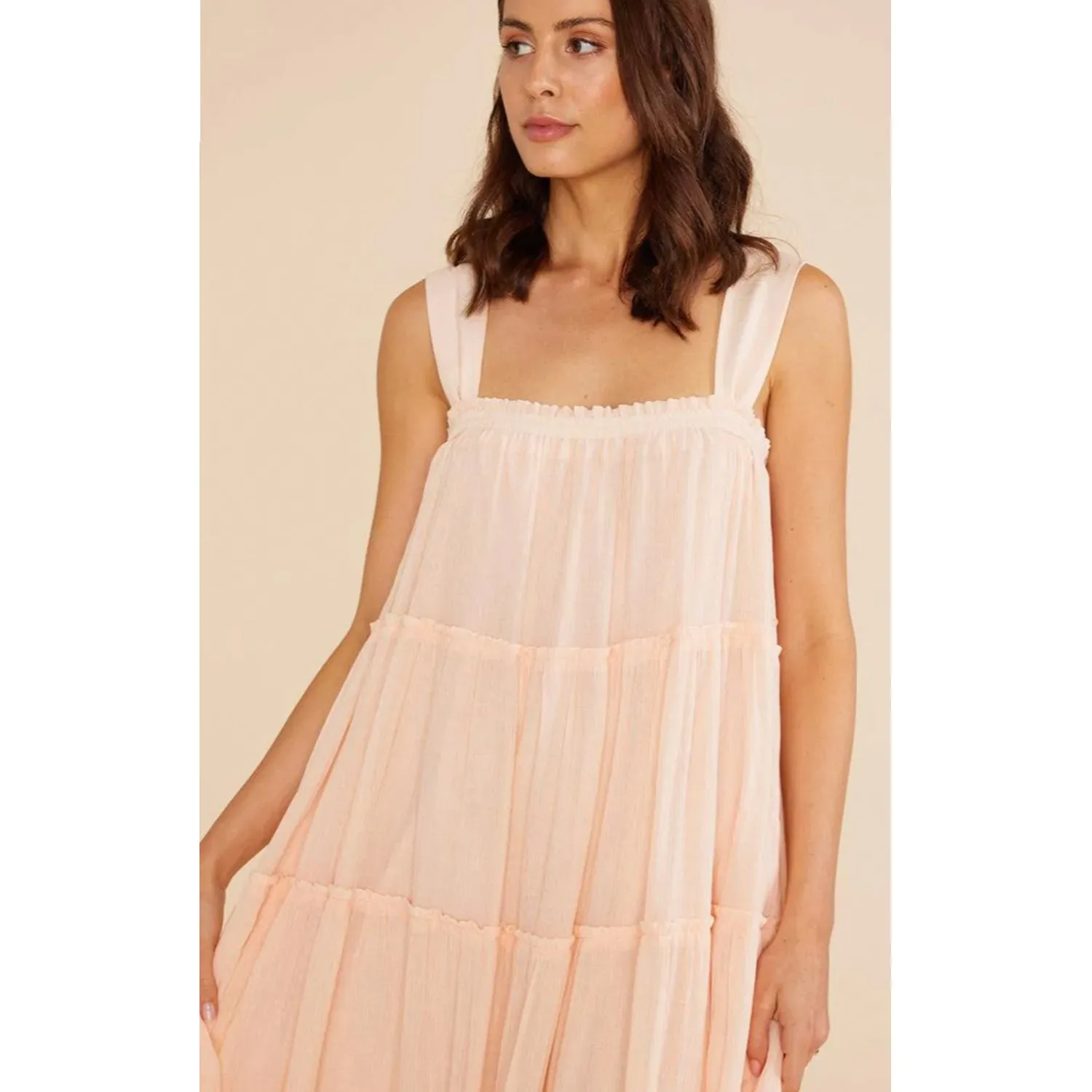 Dress Alexis Midi - Blush Nude