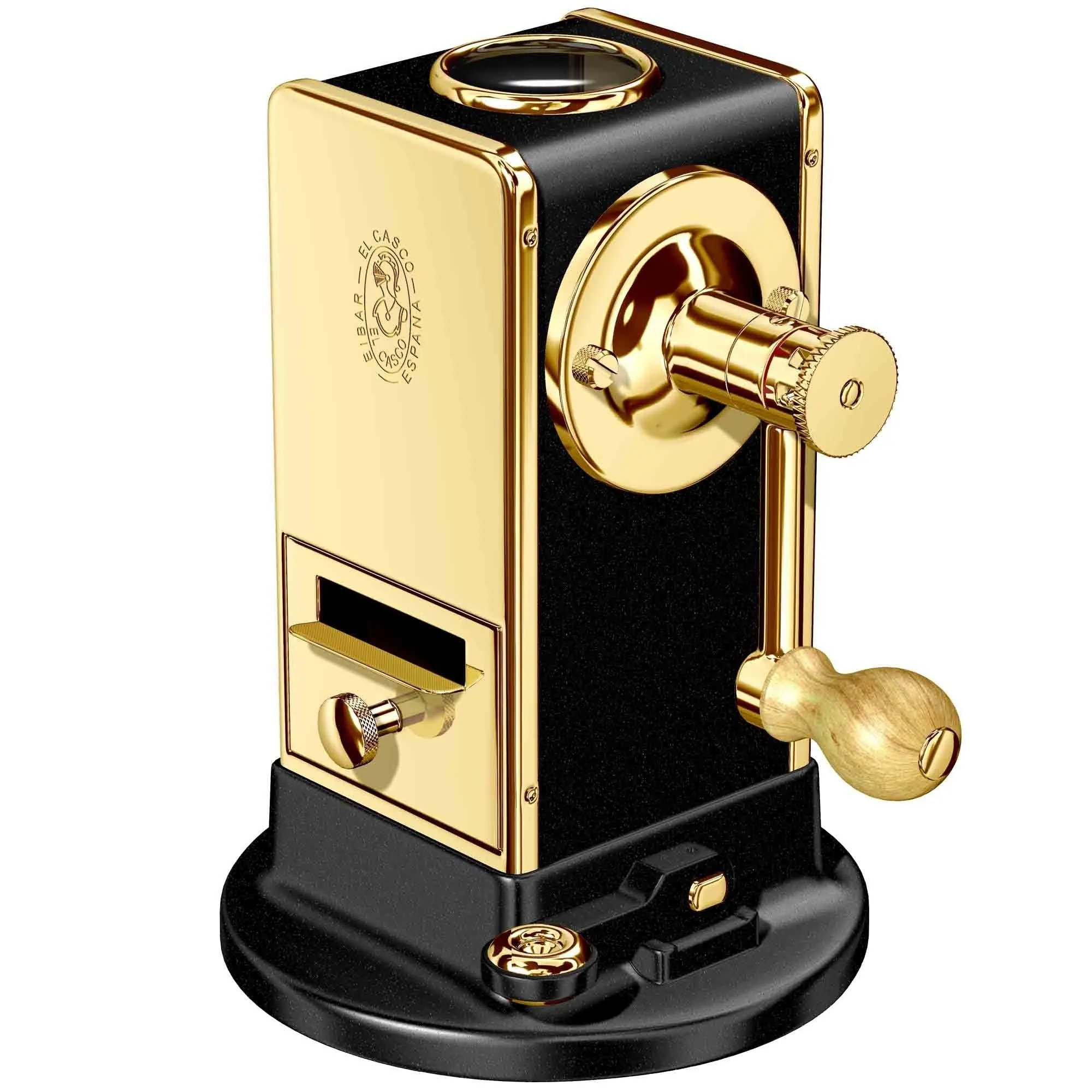 El Casco Desk Pencil Sharpener - Gold and Black