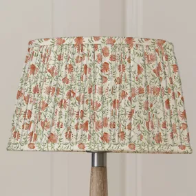 Elai Pleated Tapered Lamp Shade Terracotta