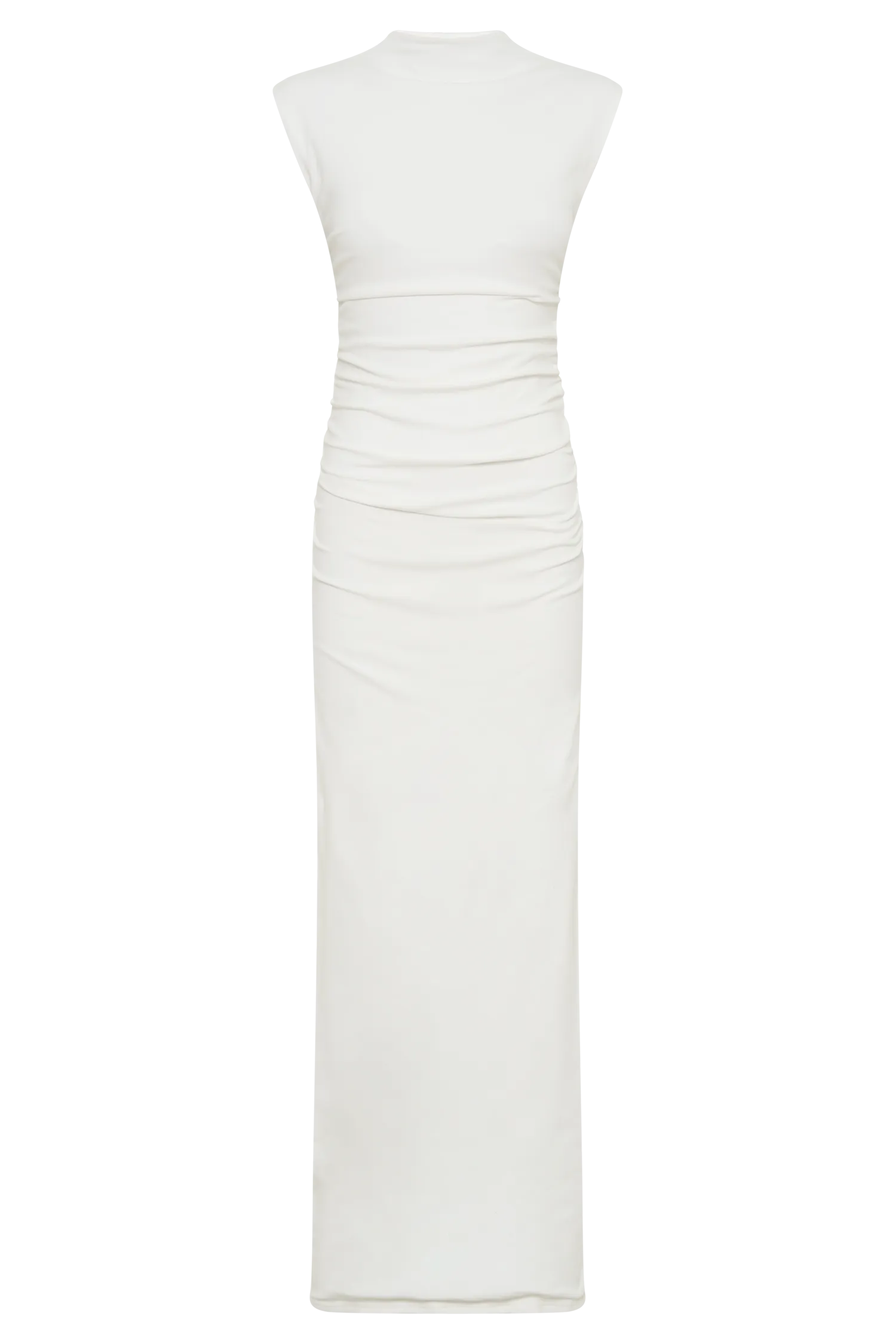 Elliot High Neck Sleeveless Maxi Dress - White