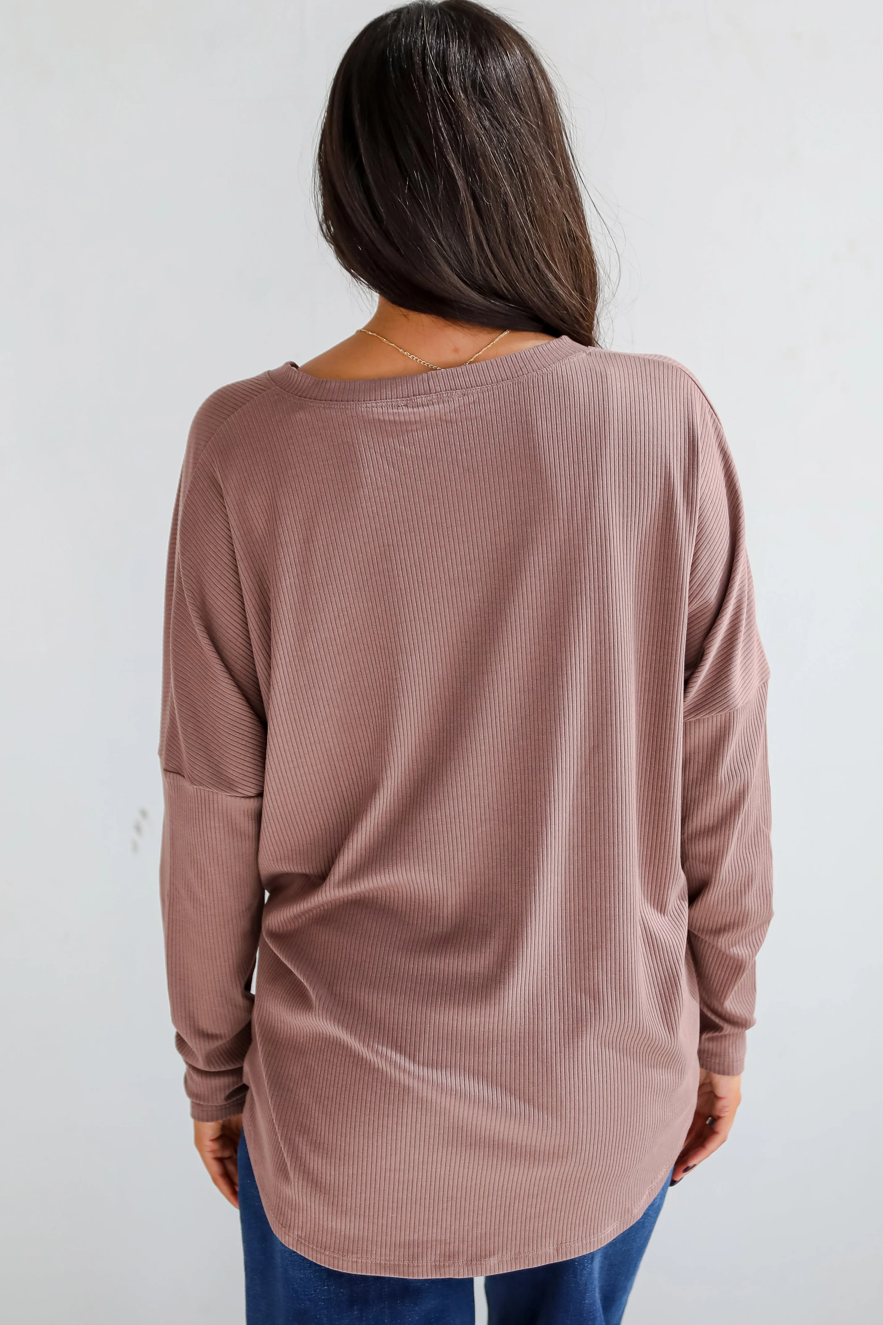 FINAL SALE - Cozy Classic Ribbed Knit Button Front Top