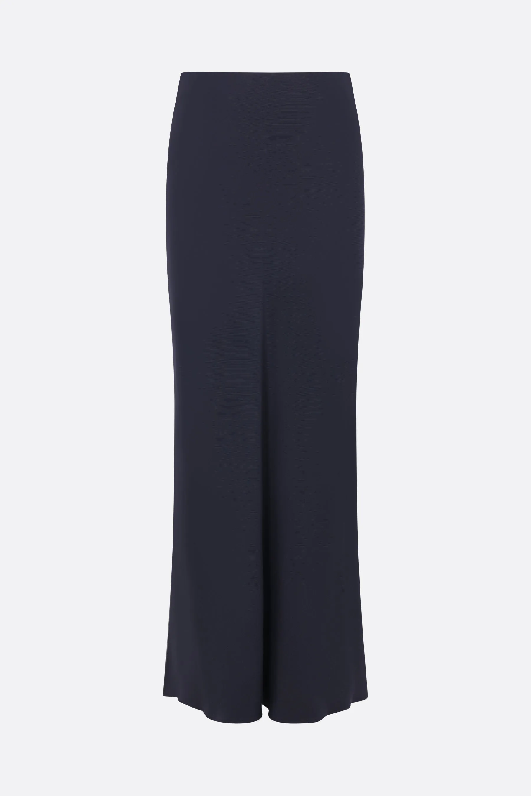 Fluid Bias-Cut Twill Skirt