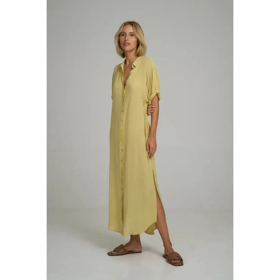 Hutton Dress - Lemon