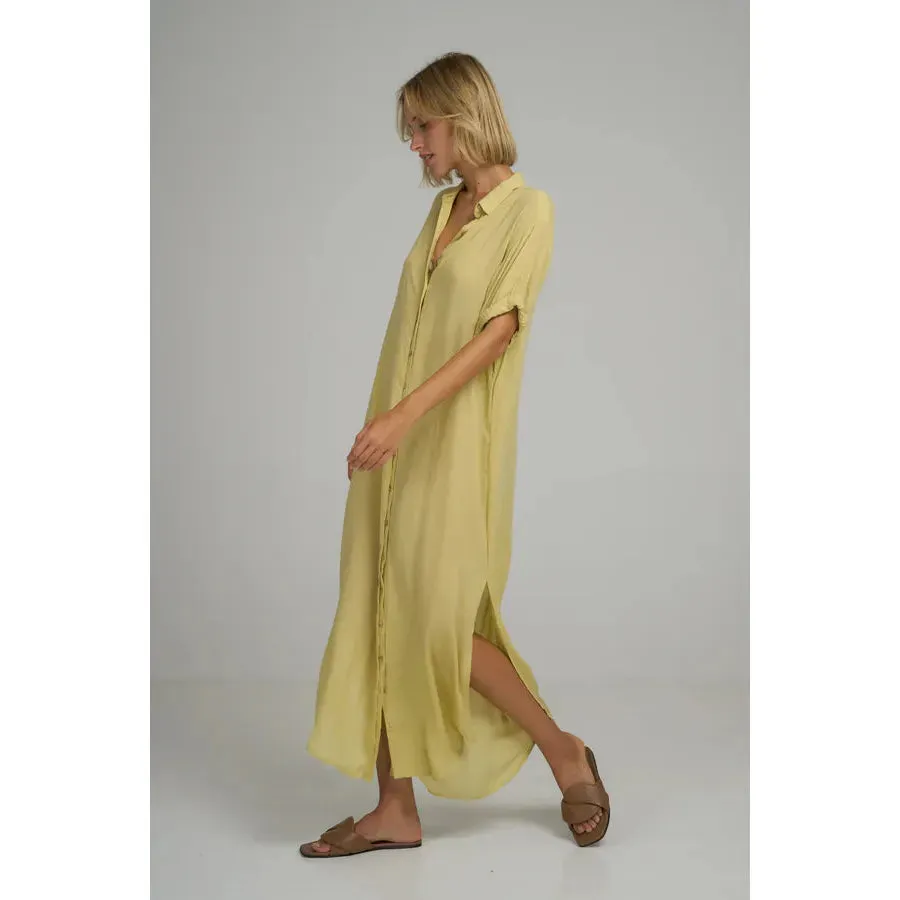 Hutton Dress - Lemon