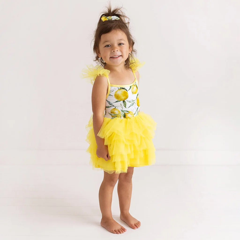 Limoncello Tulle Smocked Dress