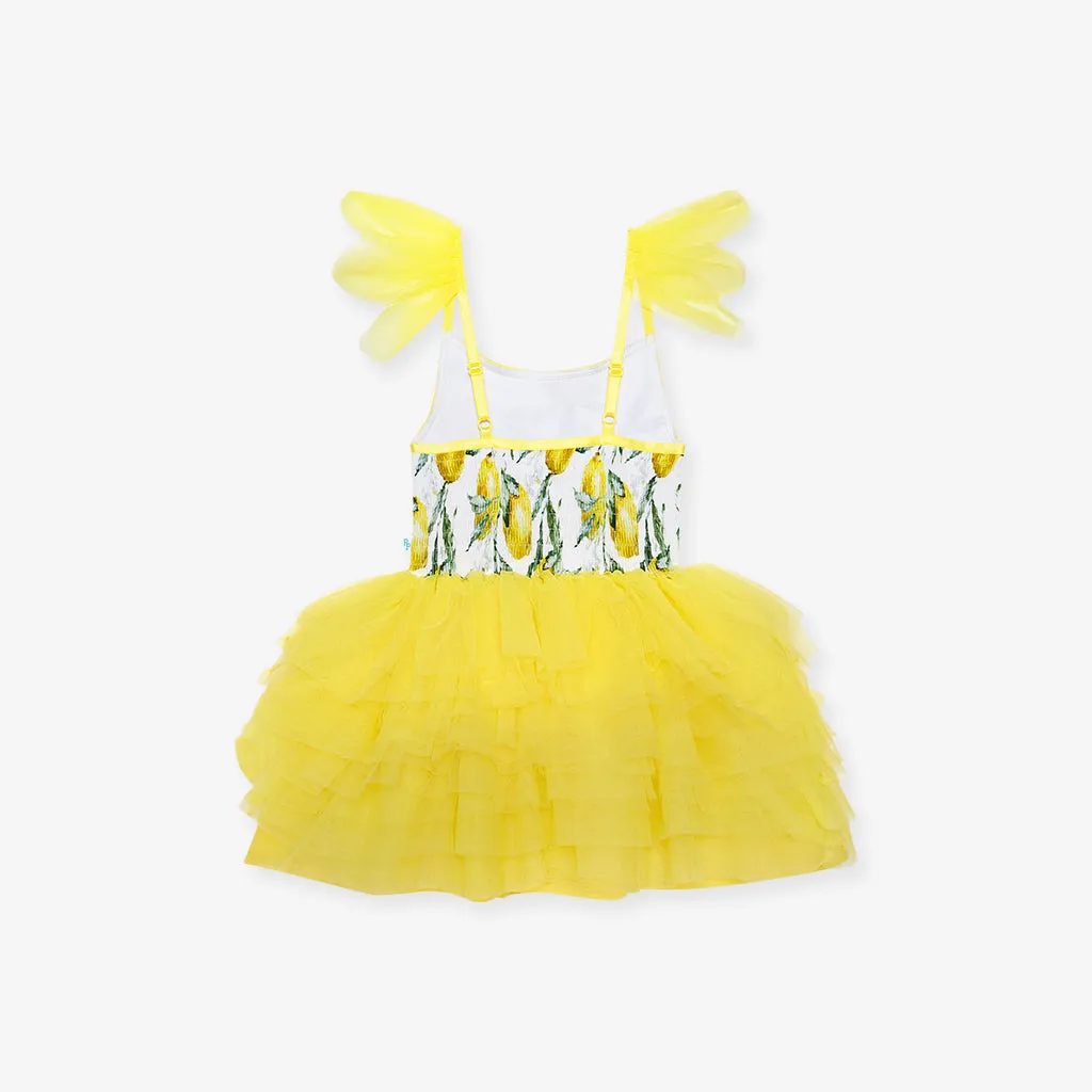 Limoncello Tulle Smocked Dress