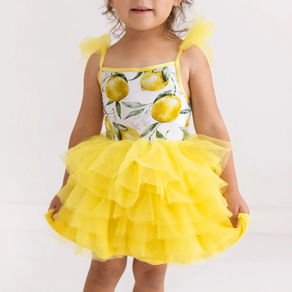 Limoncello Tulle Smocked Dress