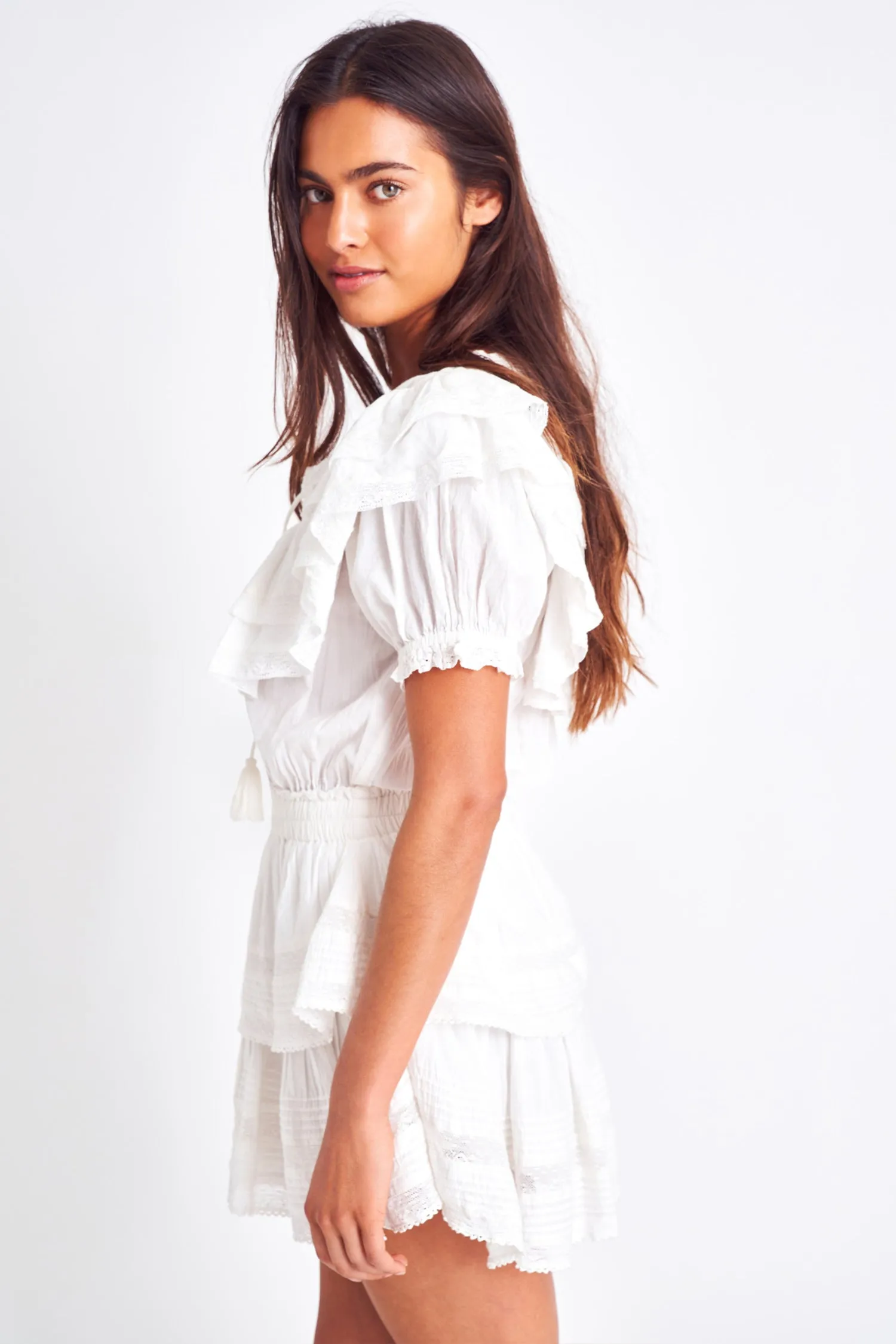 Liv Cotton Ruffled Dress