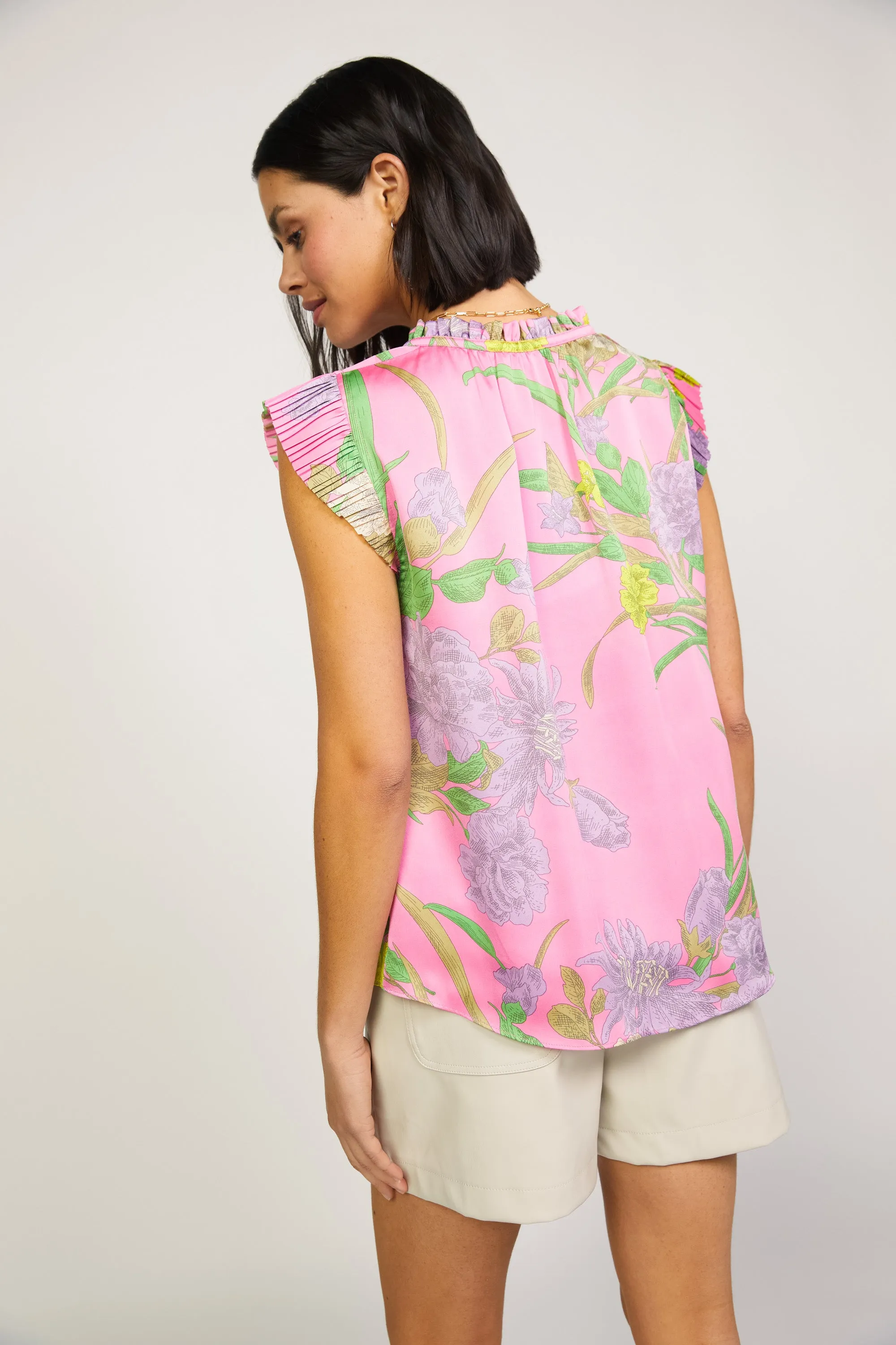 Margot Botanical Motif Blouse