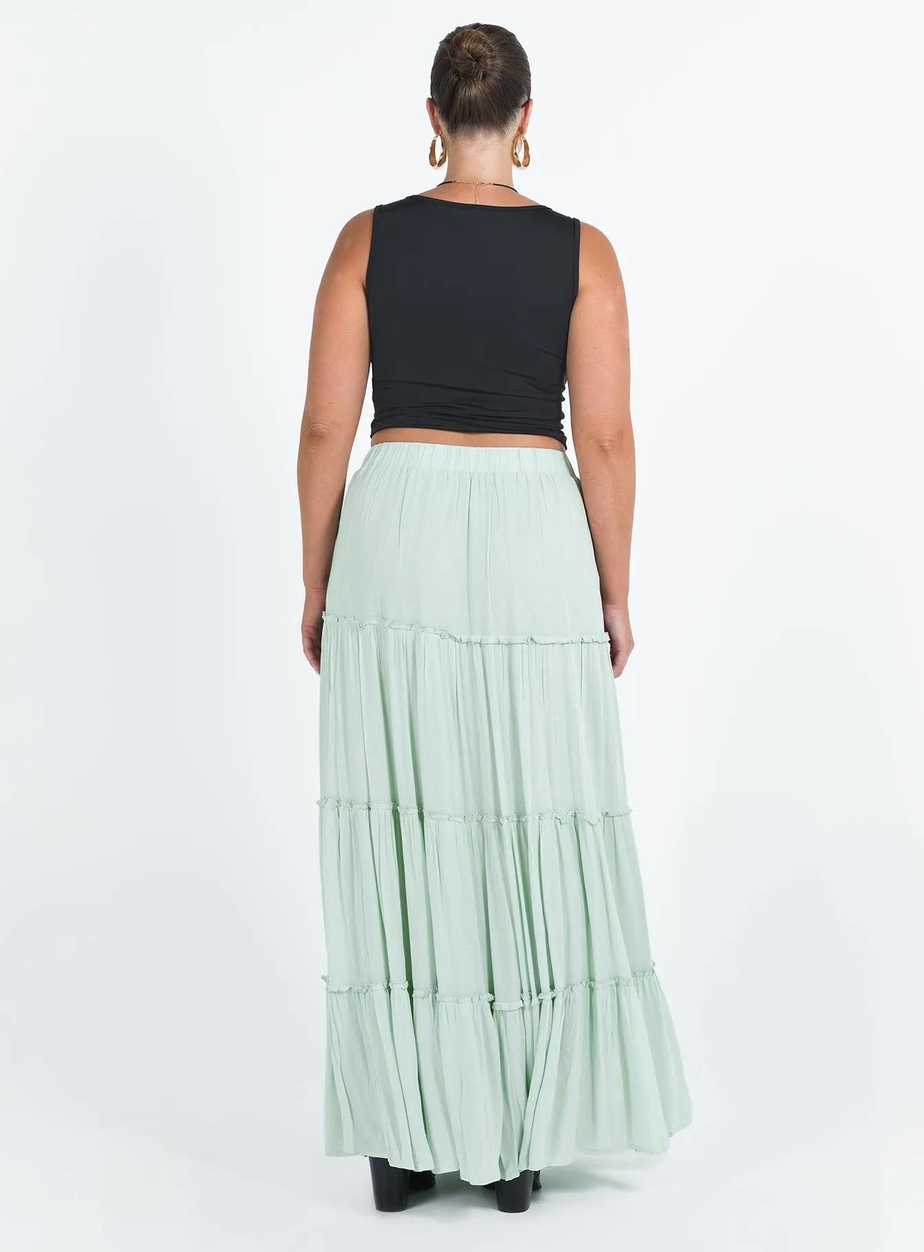 Miriah Maxi Skirt Sage