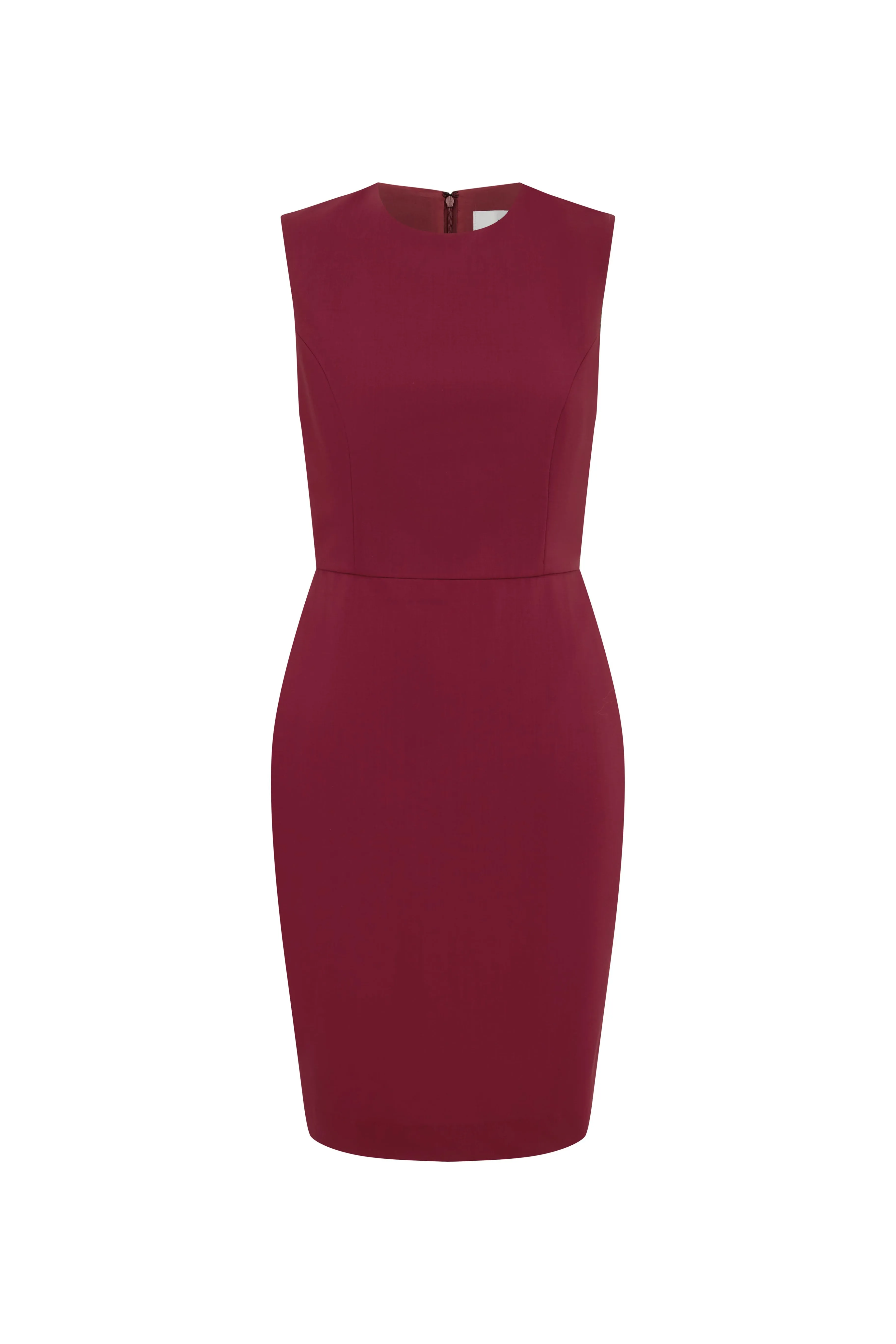 PENCIL DRESS POMEGRANATE