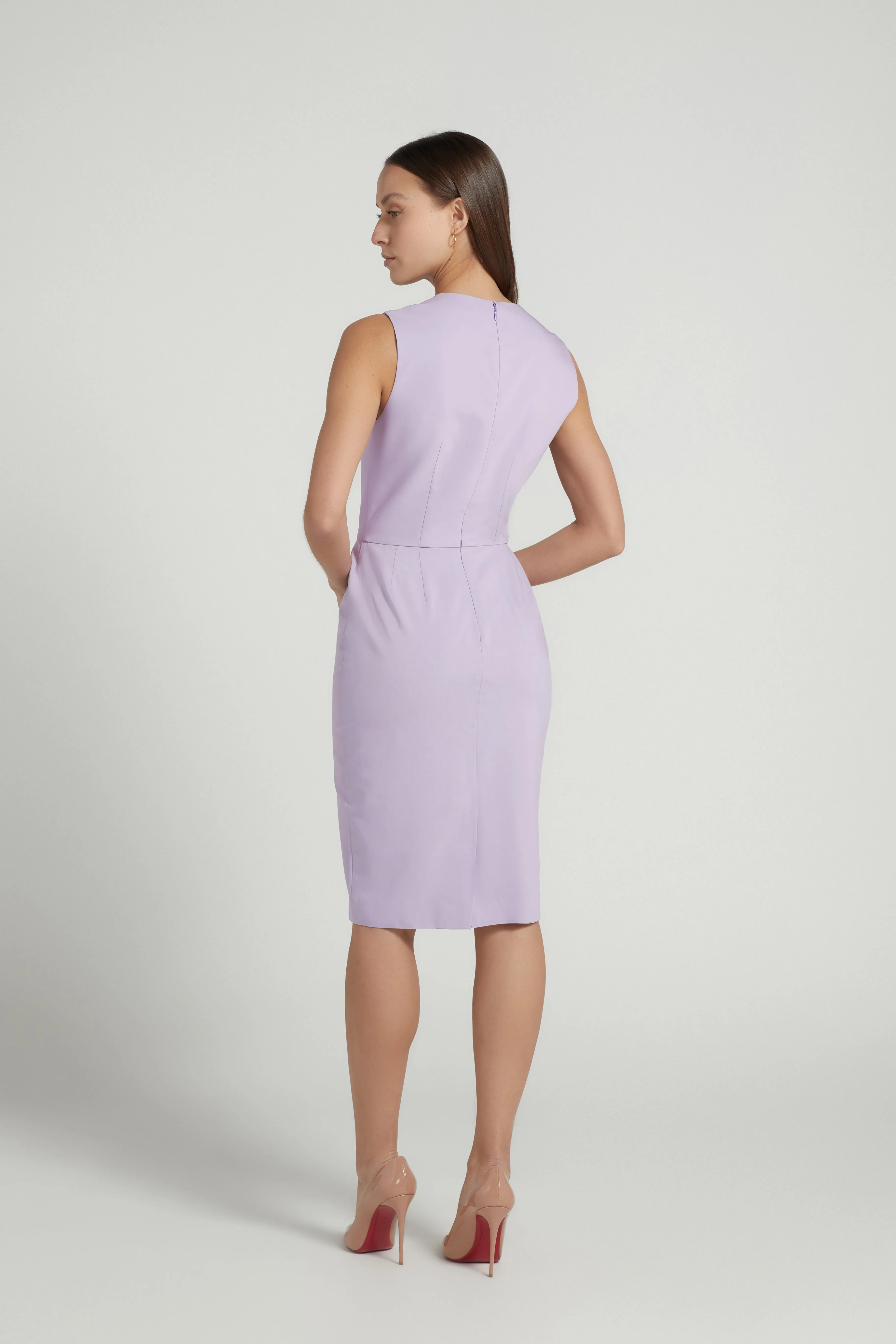 PENCIL DRESS SET WISTERIA