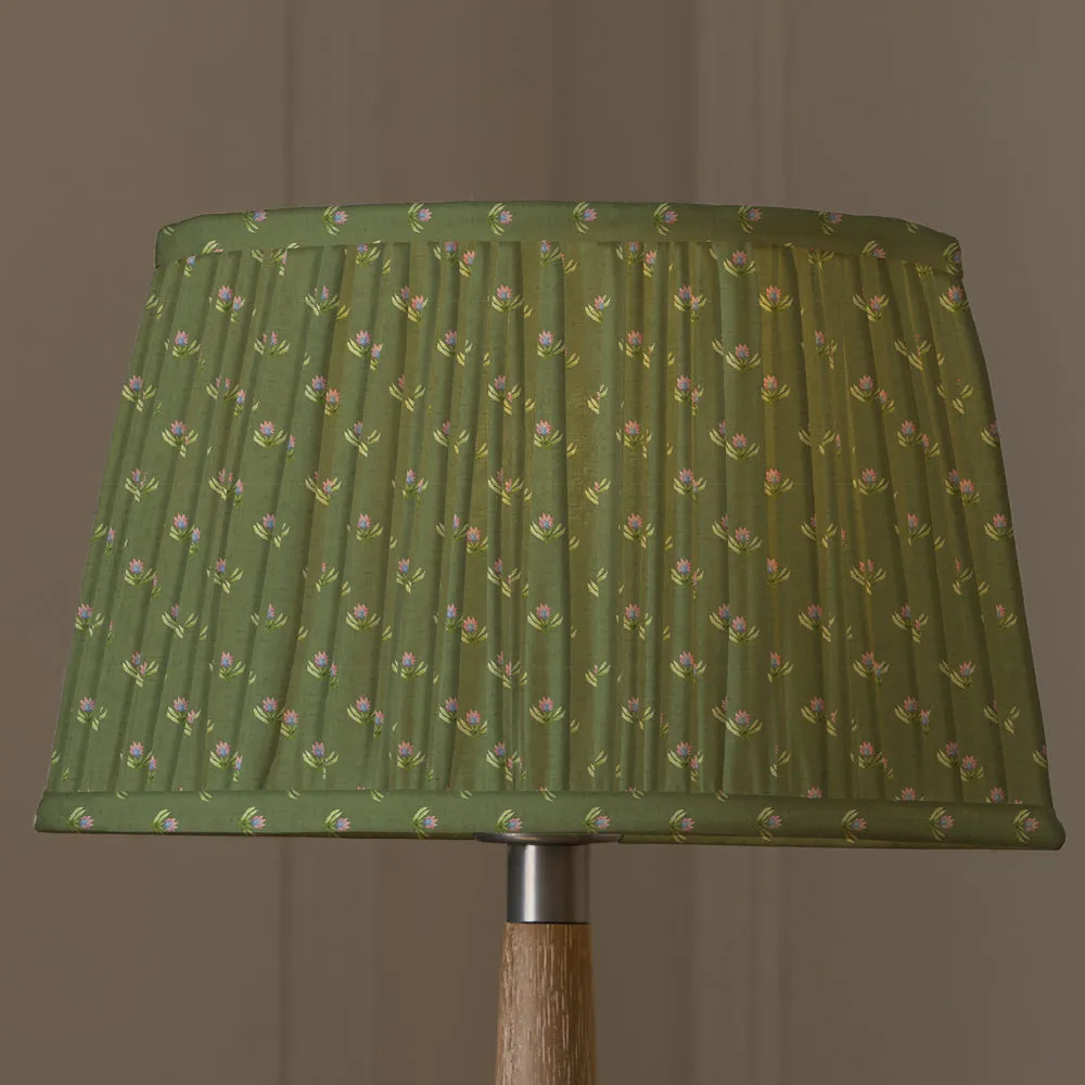 Raja Pleated Tapered Lamp Shade Sage