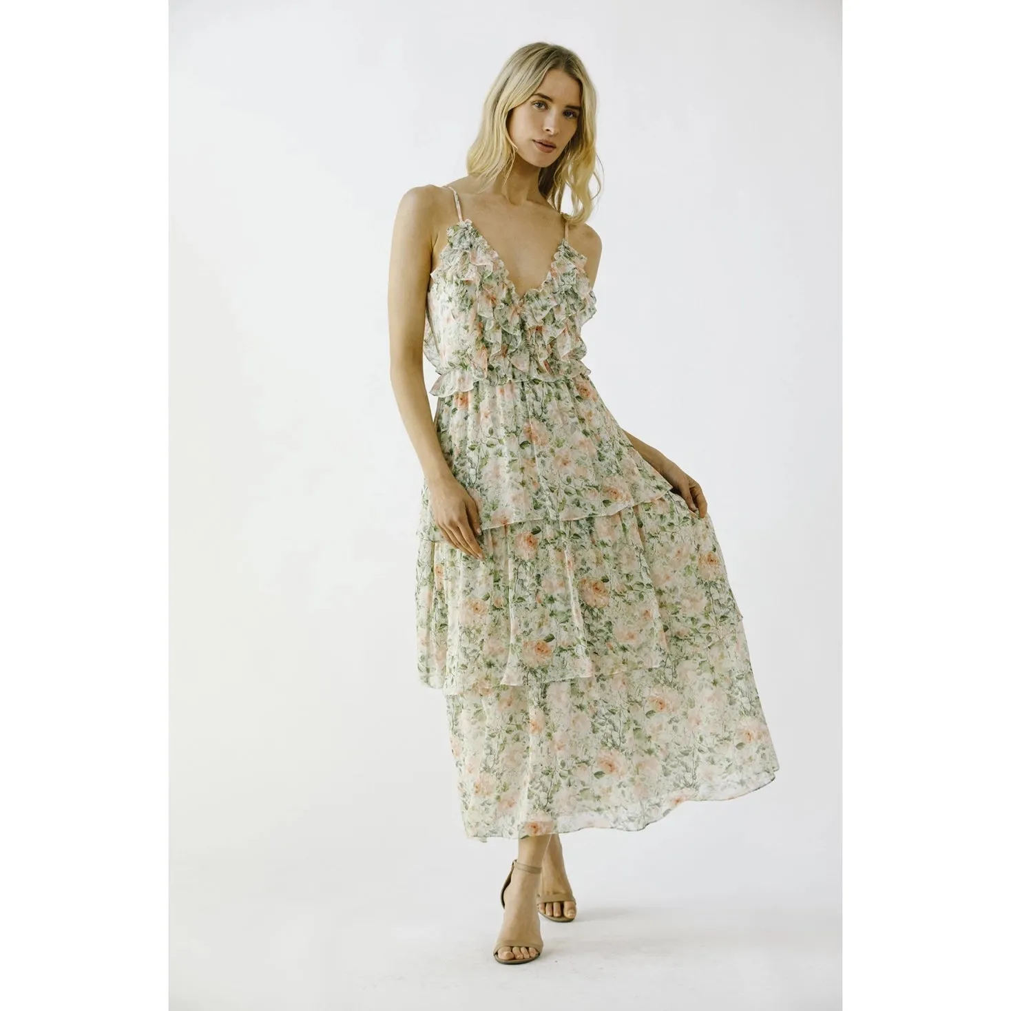 Rose Garden Midi Dress