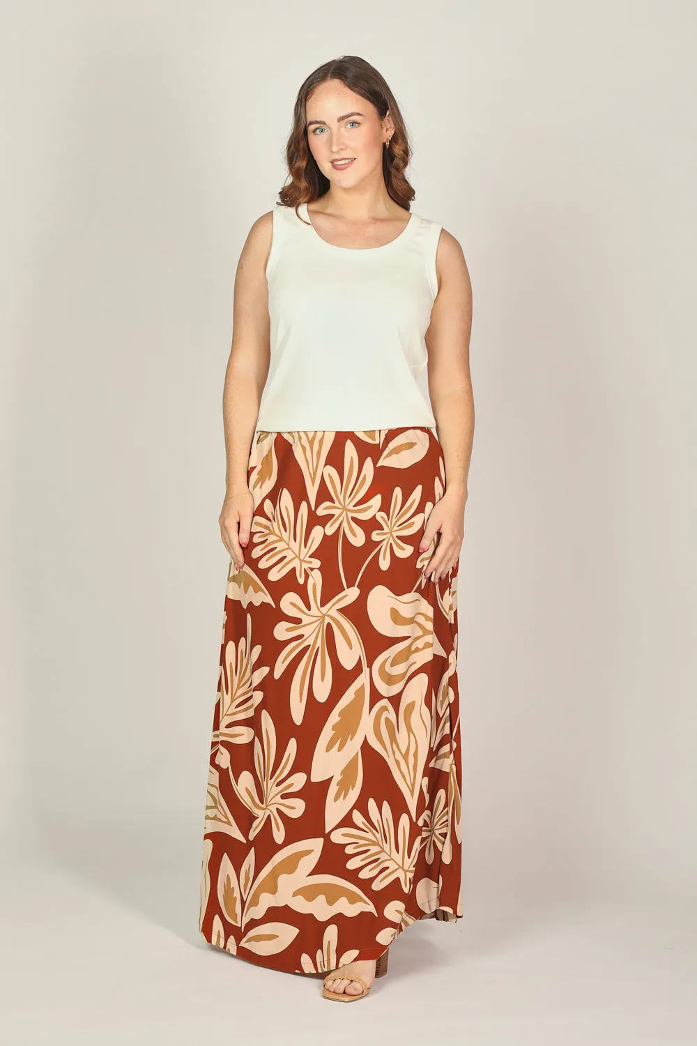 Sabina Maxi Skirt in Malibu Sunset