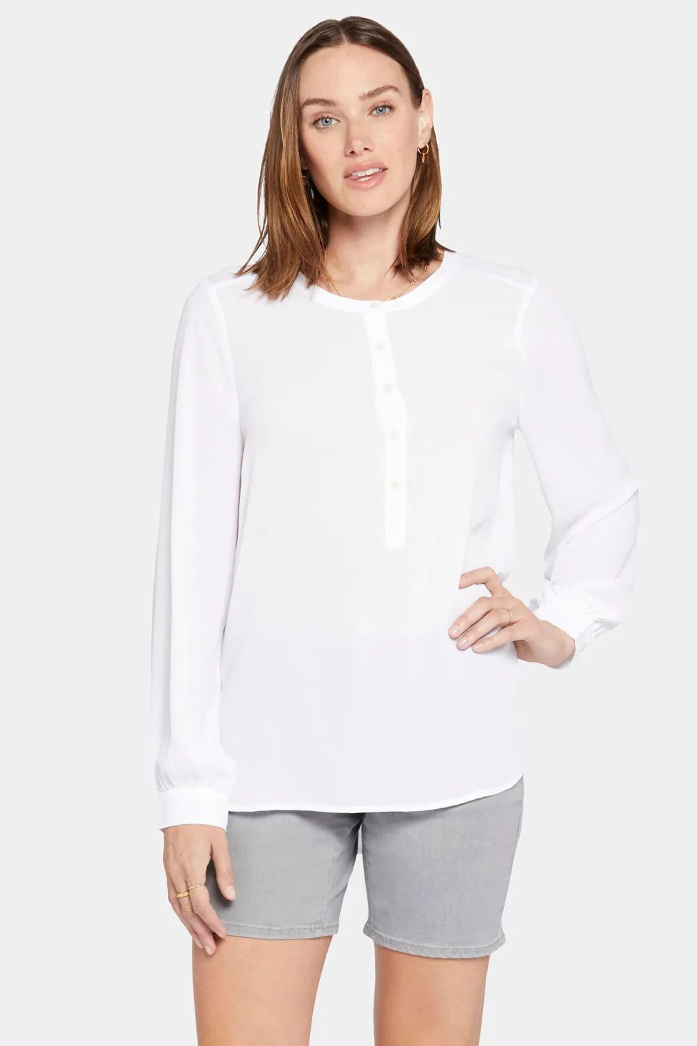 Simone Blouse - Optic White