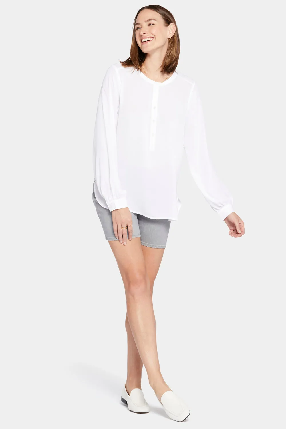 Simone Blouse - Optic White