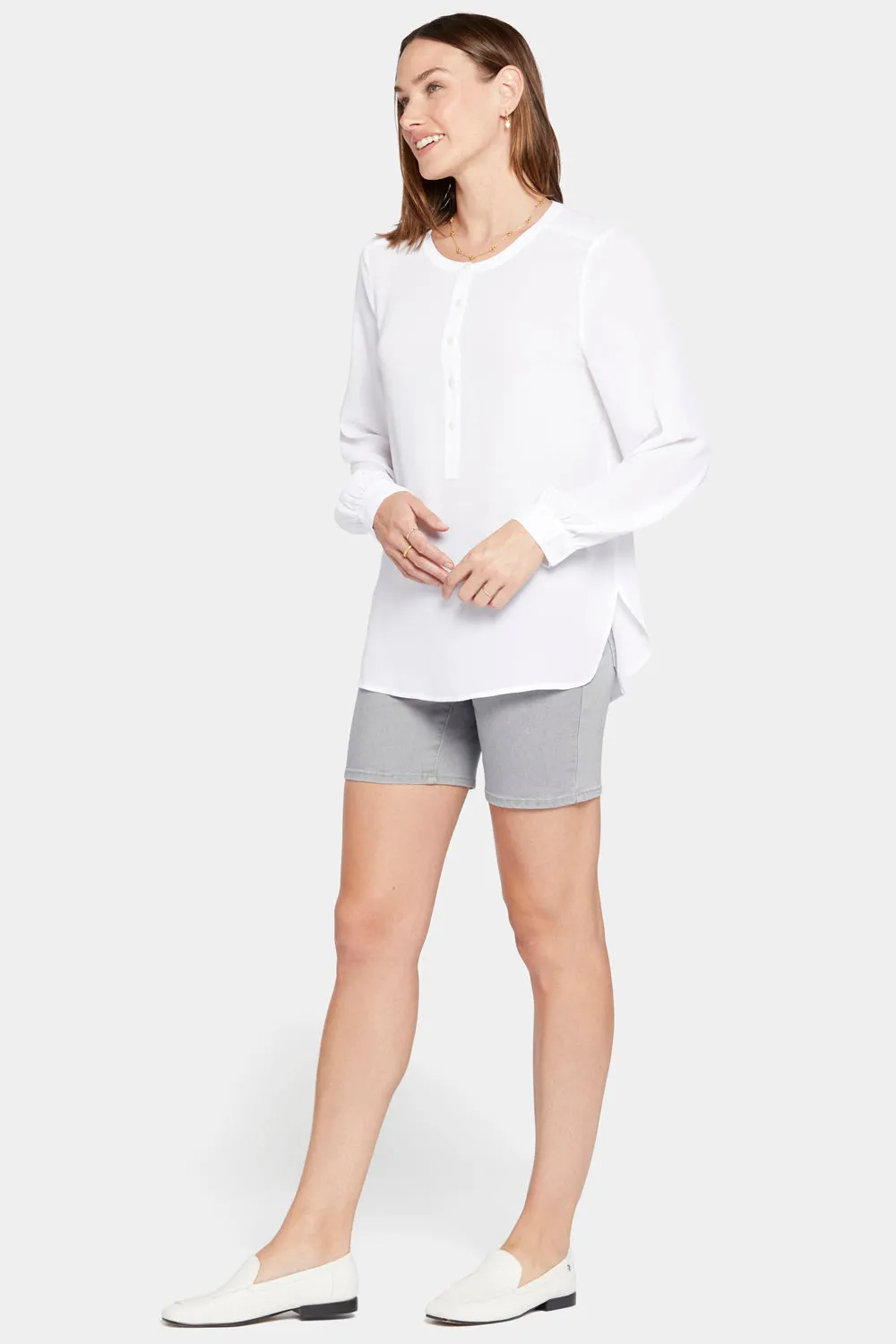 Simone Blouse - Optic White