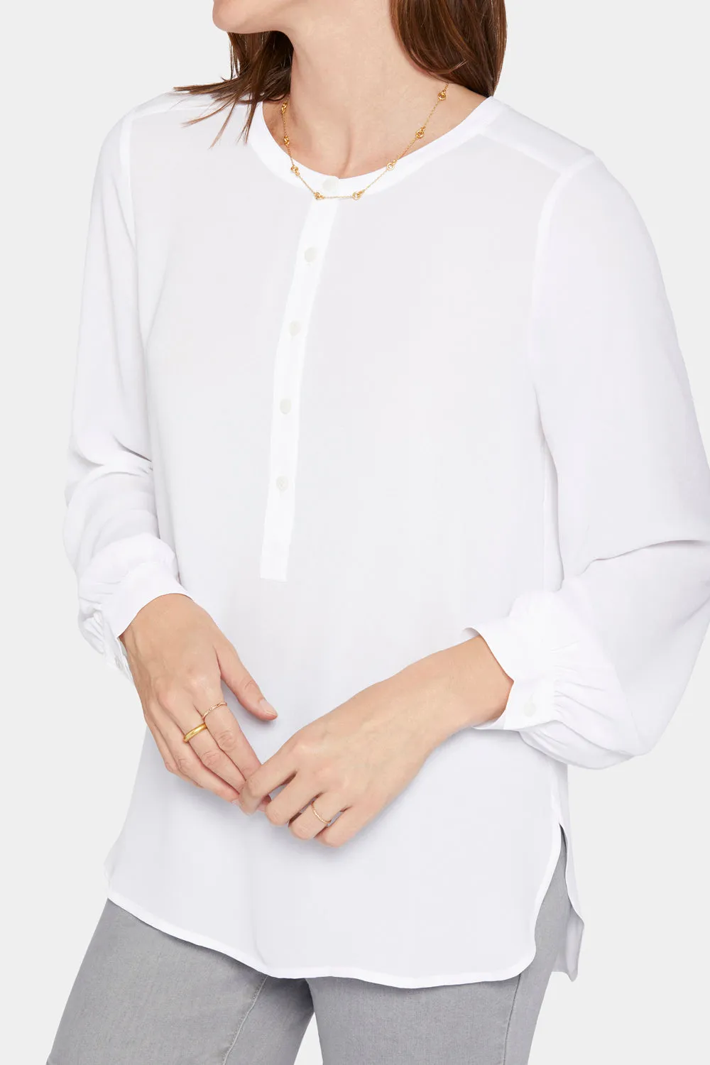 Simone Blouse - Optic White