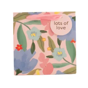 Small Square Gift Bag - Flower Market