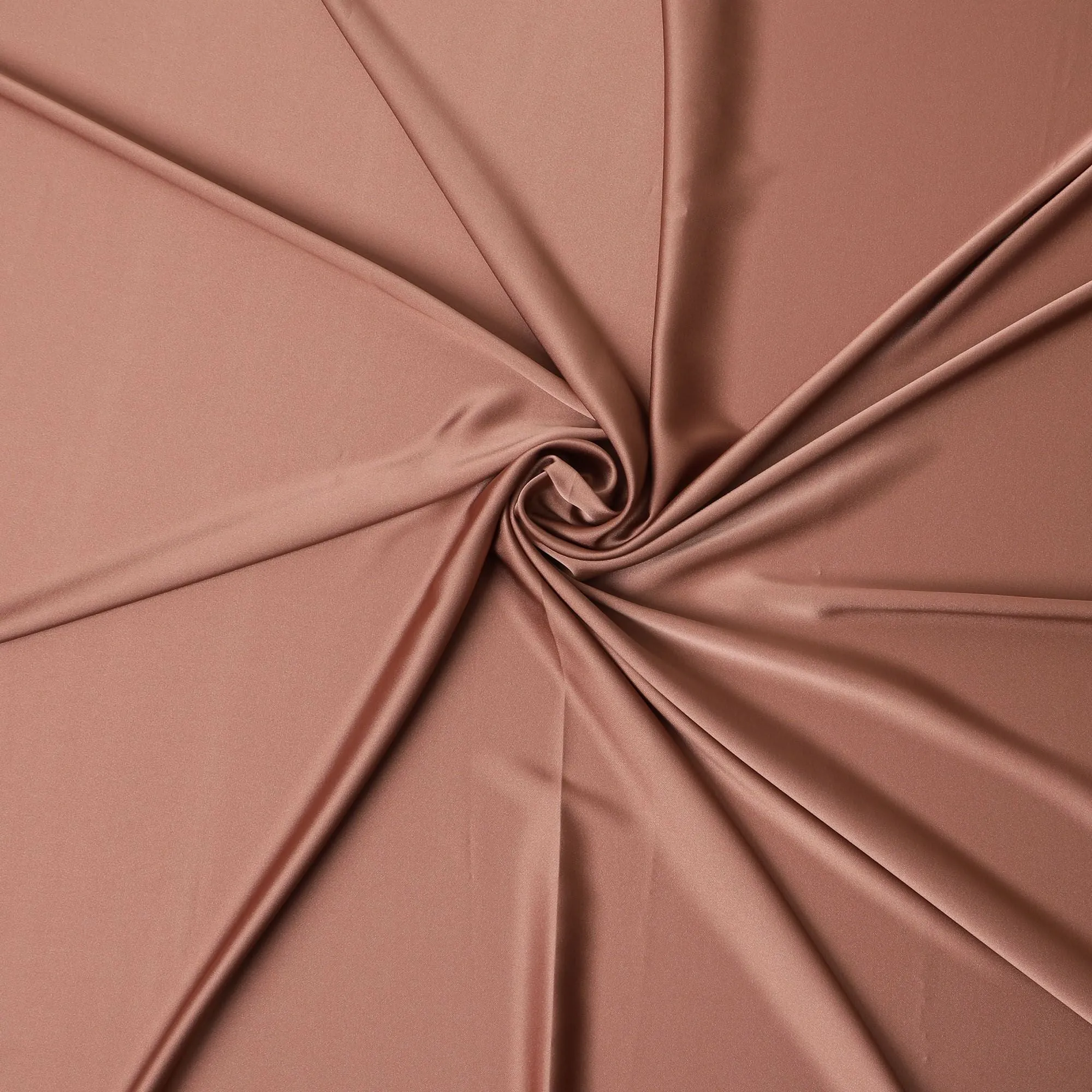 Sophisticated Taupe Crepe Satin Fabric - 140cm Wide - D18270