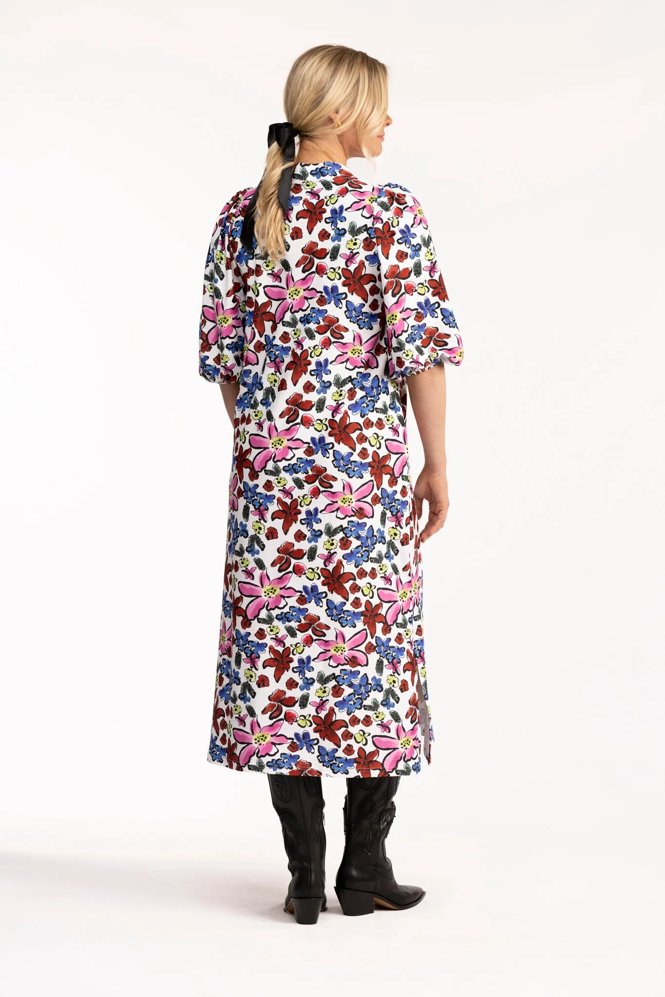 The Brooks Dress - Abstract Garden