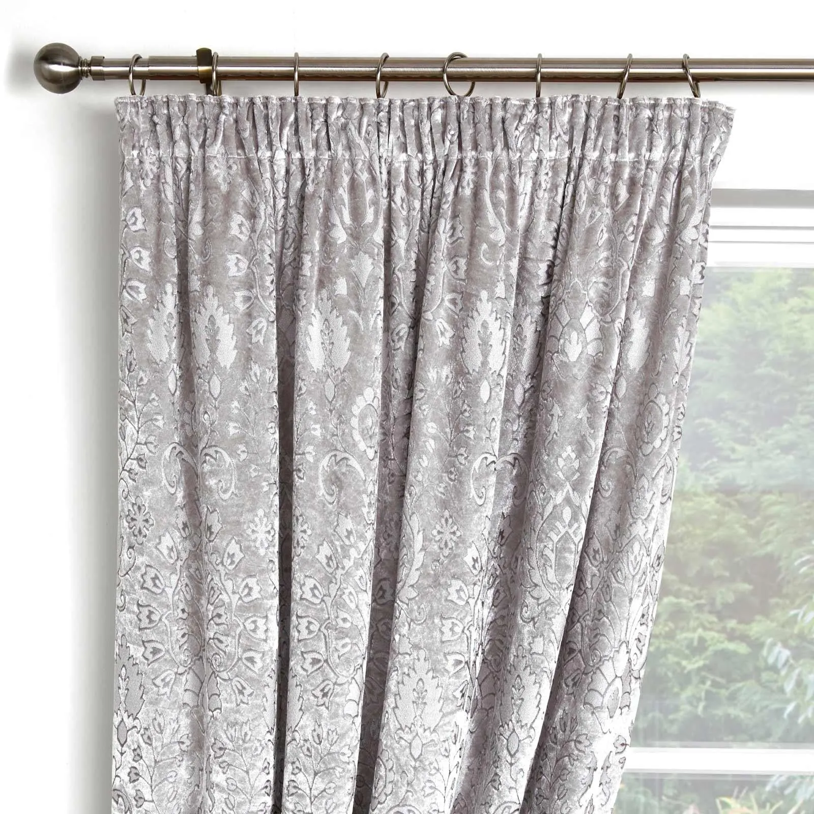 Trinity Jacquard Tape Top Curtains