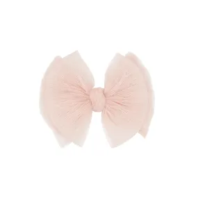 TULLE FAB® CLIP: pleated rose quartz